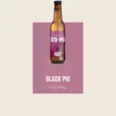 Black Pig Uto-Pig American Pale Wheat "La Blanche"